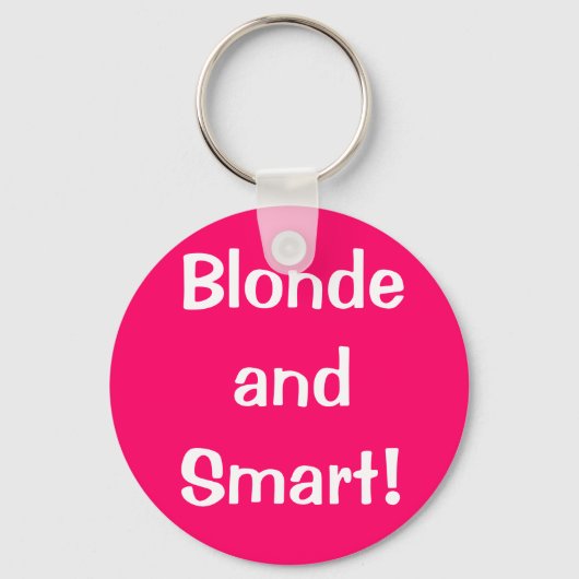 Porte-clés Blonde et Smart ! (Recto)