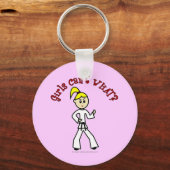 Porte-clés Blonde Karate Girl (Recto)