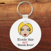 Porte-clés Blonde non blonde (Recto)
