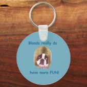 Porte-clés Blonds ont plus de plaisir - KeyRing (Recto)