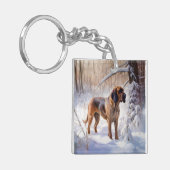 Porte-clés Bloodhof Laisser Neige Noël (Devant gauche)