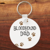 Porte-clés Bloodhound Papa (Recto)