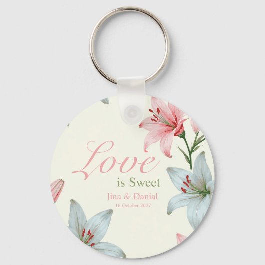 Porte-clés Bloom Azure (Recto)