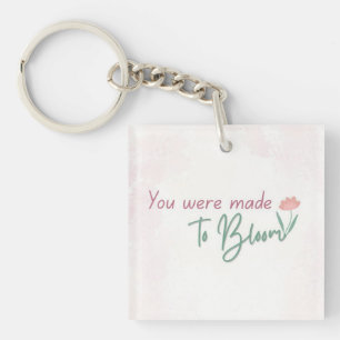 Porte-clés Bloom   Citation florale mini