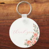 Porte-clés Bloom du coucher du soleil (Verso)