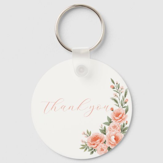 Porte-clés Bloom du coucher du soleil (Verso)