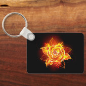 Porte-clés Blooming Fire Rose (Verso)
