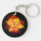 Porte-clés Blooming Fire Rose (Dos)