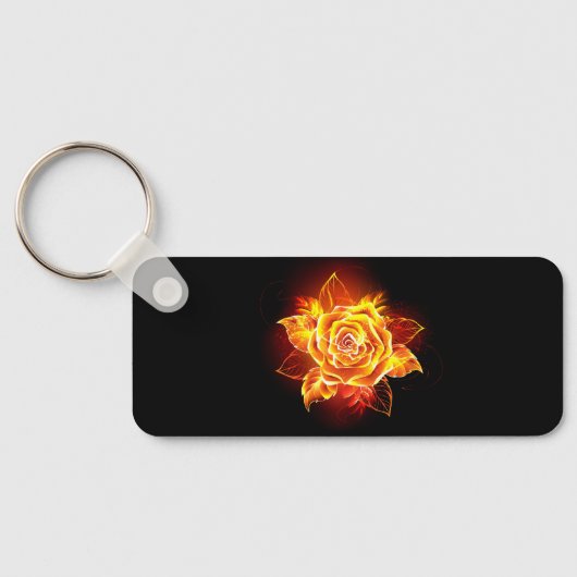 Porte-clés Blooming Fire Rose (Verso)