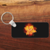 Porte-clés Blooming Fire Rose (Verso)