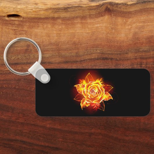 Porte-clés Blooming Fire Rose (Verso)