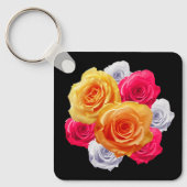 Porte-clés Blooming Roses Motif Keychain (Recto)