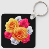 Porte-clés Blooming Roses Motif Keychain (Dos)