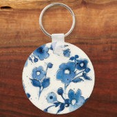 Porte-clés Blooms bleus indépendants (Recto)