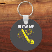 Porte-clés Blow Me Fireworks Countdown Happy New Year 2026 Co (Recto)