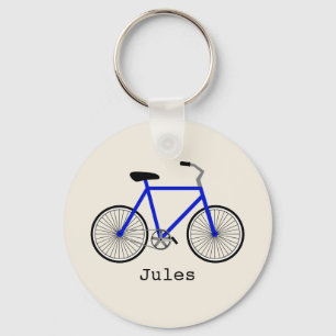 Porte-clés Blue Bicycle Keychain