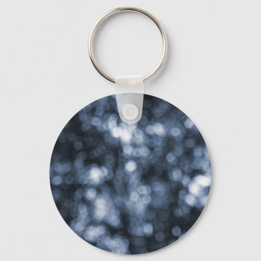 Porte-clés Blue Bokeh (Recto)