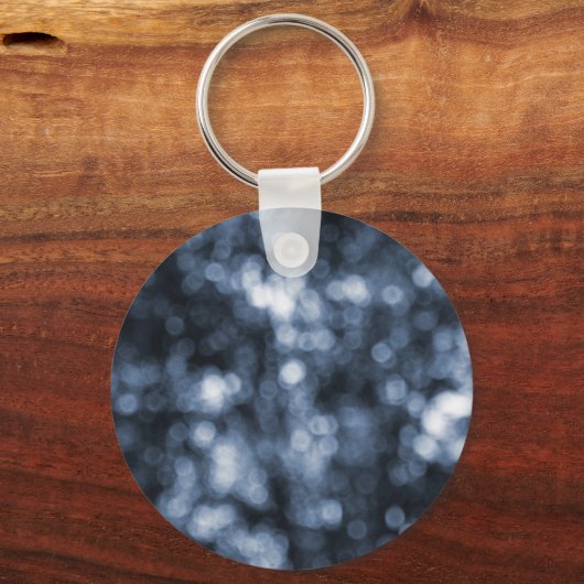 Porte-clés Blue Bokeh (Recto)