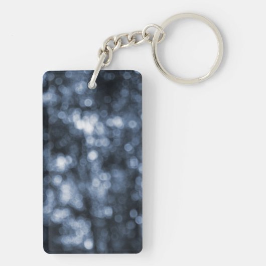 Porte-clés Blue Bokeh (Dos)