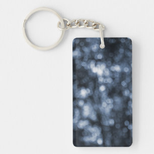 Porte-clés Blue Bokeh