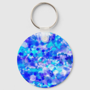 Porte-clés Blue Bokeh 92015