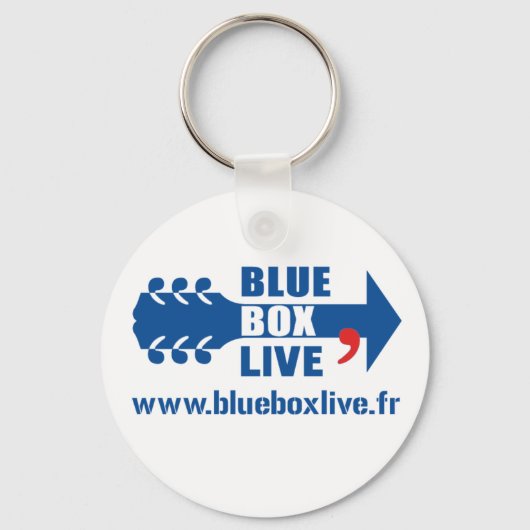 Porte-clés Blue Box Live (Recto)