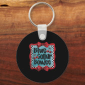 Porte-clés Blue Collar Boujee Drôle Design (Recto)