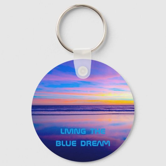 Porte-clés Blue Dream Sunset Père Noël Monica (Recto)