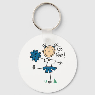 Porte-clés Blue Go Team Cheerled Tshirts et cadeaux