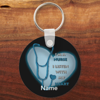 Porte-clés Blue Heart Nurse custom