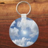 Porte-clés Blue Heaven Nuages + vos idées (Recto)
