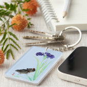 Porte-clés Blue Irises and Moorhens par Ohara Koson (Devant droit)