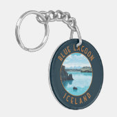 Porte-clés Blue Lagoon Islande Cercle en détresse (Devant gauche)