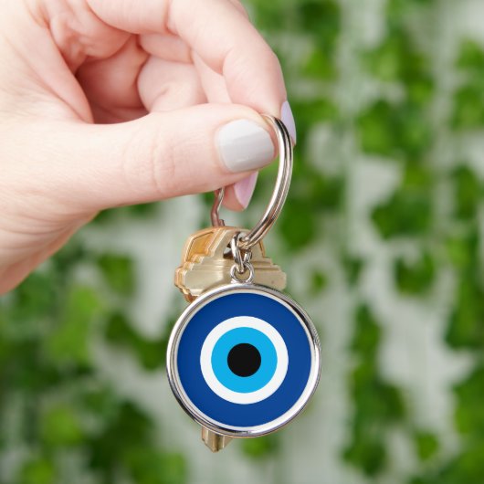Porte-clés Blue Mati Evil Eye chance charme porte - clé premi (main)