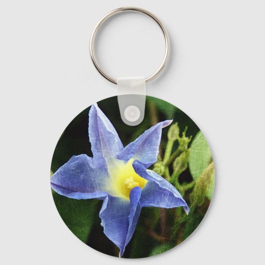 Porte-clés Blue Morning Glory Flower (Recto)