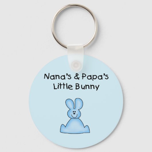 Porte-clés Blue Nana's et Papa's Little Bunny (Recto)
