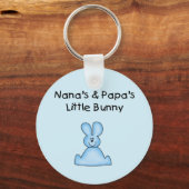 Porte-clés Blue Nana's et Papa's Little Bunny (Recto)