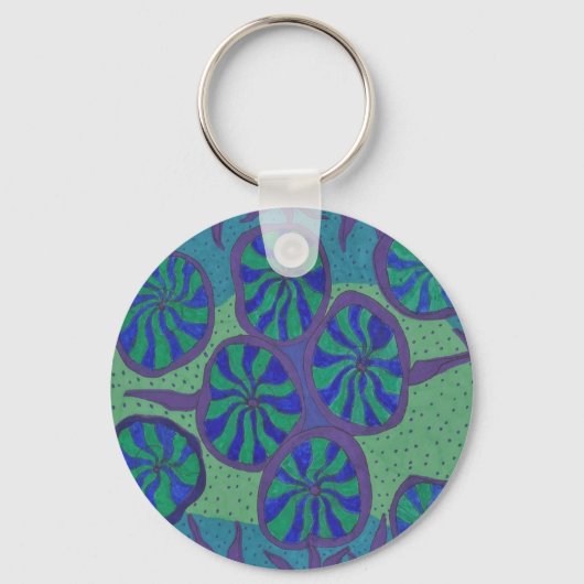 Porte-clés Blue Ocean Groove (Recto)