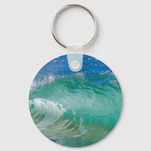 Porte-clés Blue Ocean Summer Beach Waves (Recto)