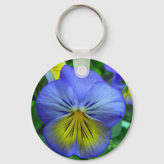 Porte-clés Blue Pansy