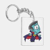 Porte-clés Blue Vampire Boy with Cape Cute Dracula (Devant gauche)