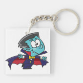 Porte-clés Blue Vampire Boy with Cape Cute Dracula (Dos)