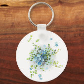 Porte-clés Blue Vintage Oublie-Moi-Nots (Recto)
