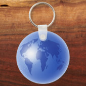 Porte-clés Blue World Globe (Recto)