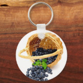 Porte-clés Blueberries déversées (Recto)