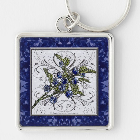 Porte-clés Blueberry (Devant)