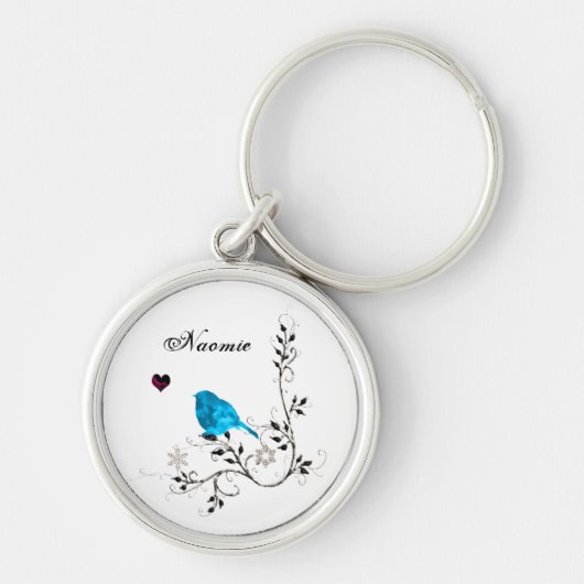 Porte-clés Bluebird et Blue Heart (Devant)
