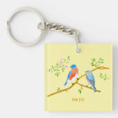 Porte-clés Bluebirds Jaune (Devant)