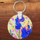 Porte-clés bluebonnets upclose art (Recto)