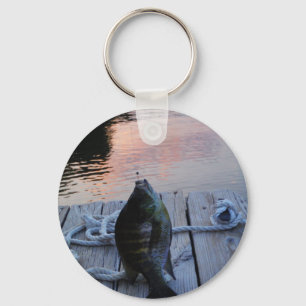 Porte-clés Bluegill au coucher du soleil Lac Arrowhead